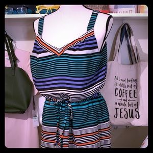 AMINA Tie-front Dress